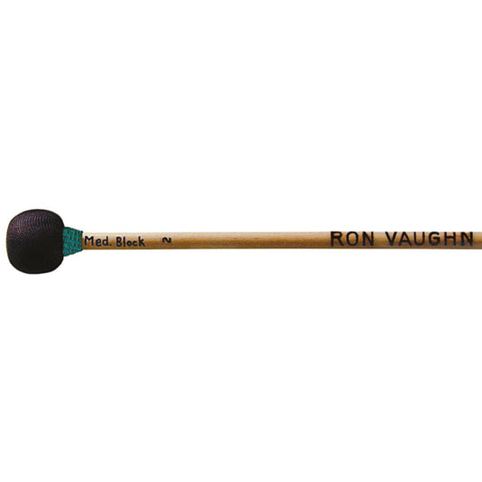 Baquetas para bloque de madera Ron Vaughn Percussion Medium Block Mallet MBM-2B - birch, medium - un par