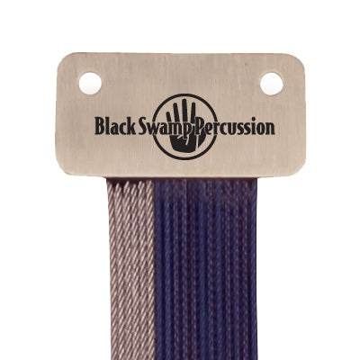 Entorchado para tarola de concierto Black Swamp Percussion W14CS - wrap around, hilos con recubrimiento azul y de acero inoxidable